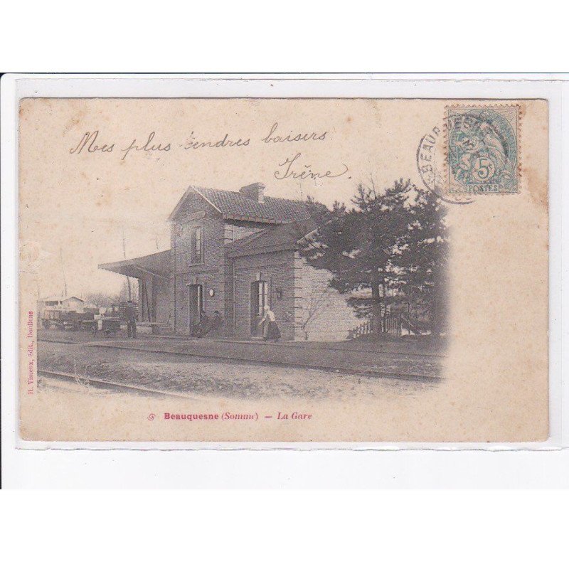 BEAUQUESNE: la gare - très bon état