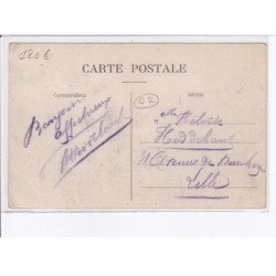 MONTCORNET: concours d'aéroplanes militaires, premier appareil arrive à montcornet, aviation - très bon état