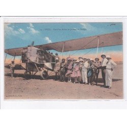 SENEGAL: THIES: vue d'un avion de passage au sénégal, aviation - très bon état