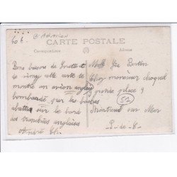 MARNE: aviation, wrecked airplane, accident d'avion - très bon état