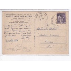CHABRIERES: hostellerie des cities, clues, route napoléon - très bon état
