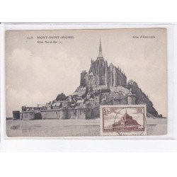 LE MONT-SAINT-MICHEL: côté nord-est, carte maximum - très bon état