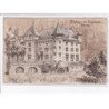LAGNIEUX: chateau de lagnieux, carte dessinée - très bon état