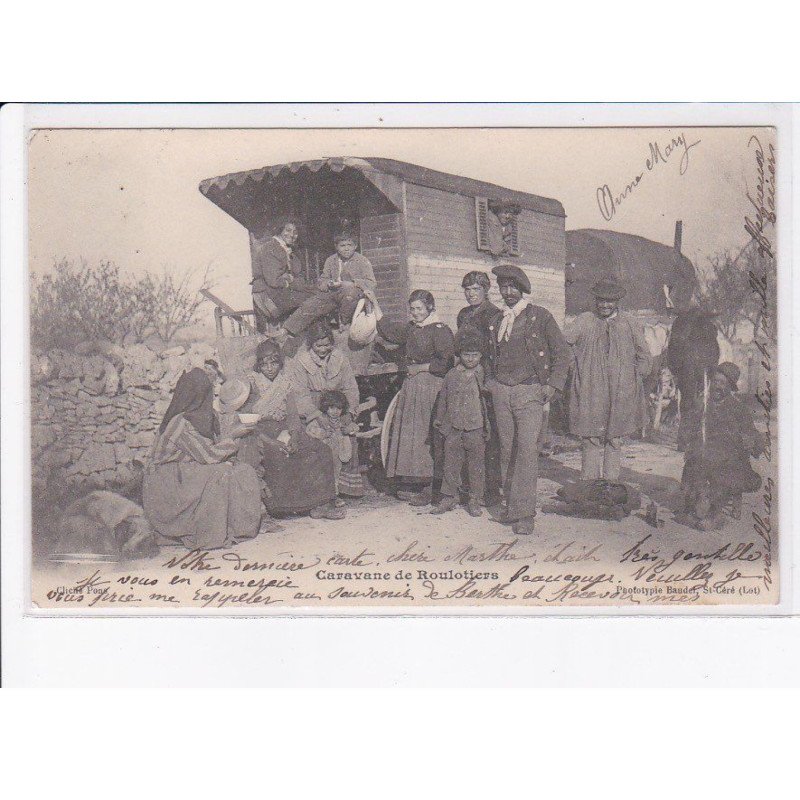 MARVEJOLS: caravane de roulotiers, romanichels - état