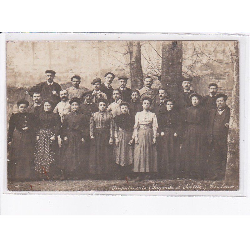 TOULOUSE: imprimerie Lagarde et Sebille - très bon état