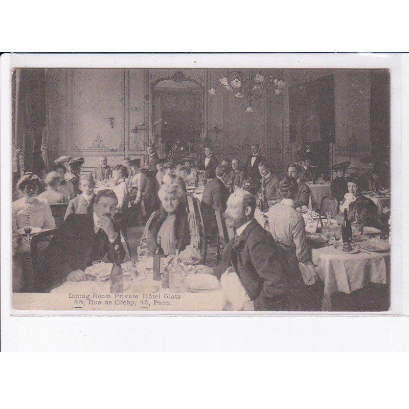 PARIS: 75009, dining room private hôtel glatz, 45 rue de clichy - très bon état