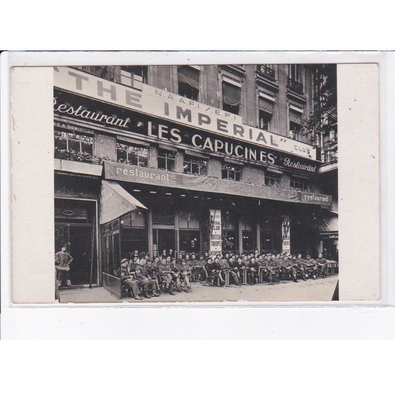 PARIS: 75009, guerre 1939-1945, militaires - très bon état