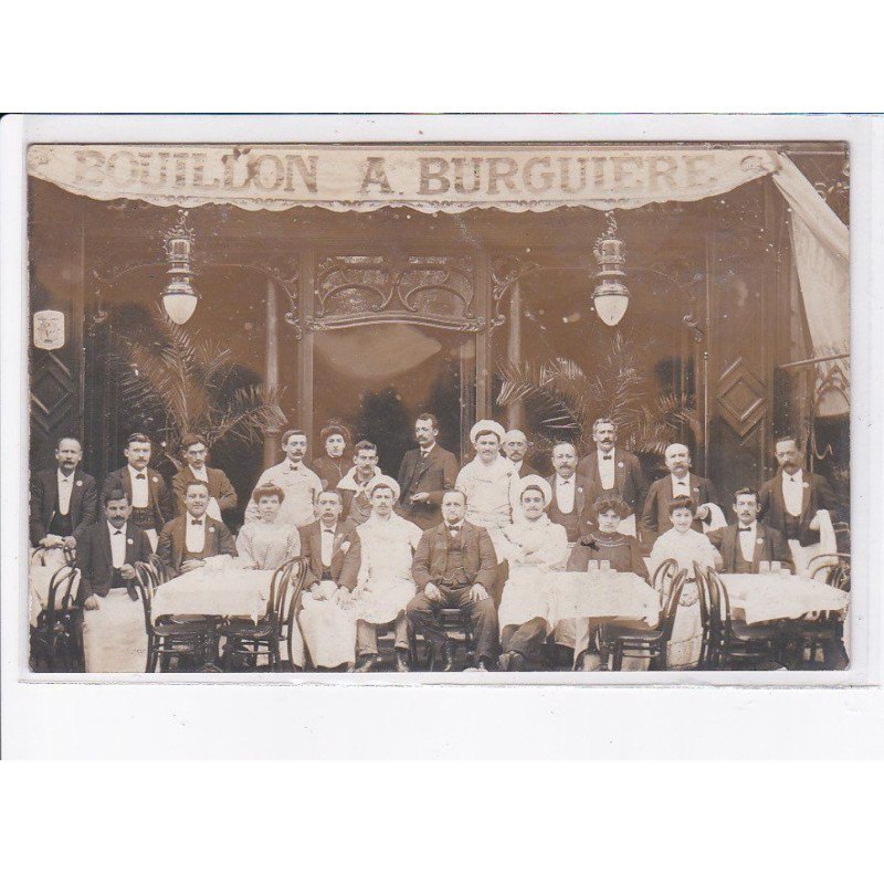 PARIS: 75007, 70 bolevard de la tour-maubourg, restaurant, façade art nouveau - état