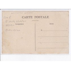 AVIATION: autographe E. Helen, concours militaire 1911 monoplan nieuport au vol - très bon état