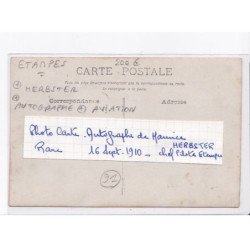 AVIATION: autographe Herbster, etampes, essonnes - très bon état
