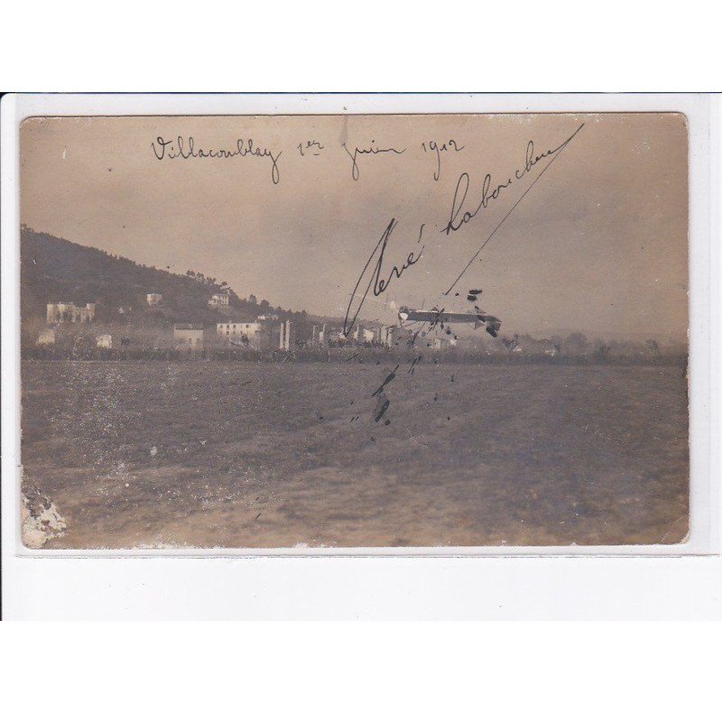 AVIATION: autographe Labouchere, velizy-villacoublay ? - état