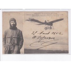 AVIATION: autographe Henri Lafargue sur monoplan Hanriot - très bon état