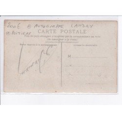AVIATION: autographe Landry G. poitiers - très bon état