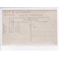 AVIATION: autographe Landry G. sur son monoplan borel poitiers - très bon état