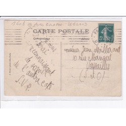 AVIATION: autographe Legrand aéroplane bréguet - très bon état