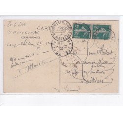 AVIATION: autographe militaire au camp de châlons - état