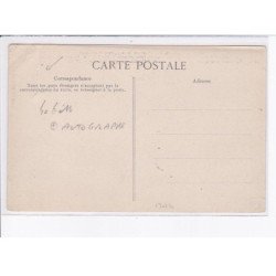 AVIATION: autographe Léon Morane et son frère sur monoplan "blériot" - état