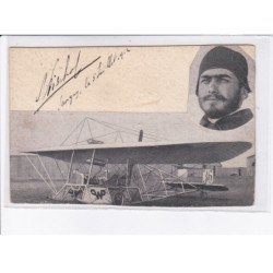 AVIATION: autographe Pischof, collage - très bon état