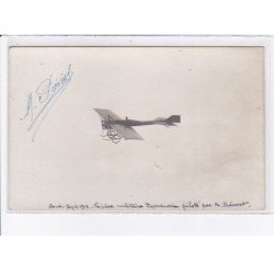 AVIATION: autographe Prévost biplan militaire deperdussin - très bon état
