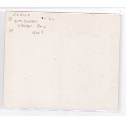 AVIATION: format 14x17cm, autographe Thomas René, grande semaine d'aviation, Mintex - très bon état