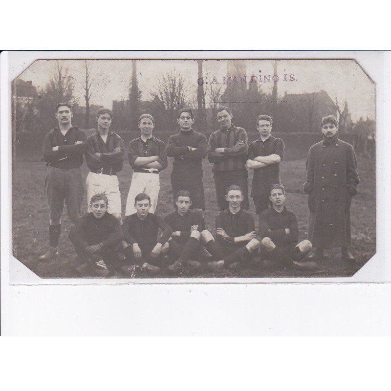 SAINT-AMAND-les-EAUX: olympique amandinois, football 1910 - état