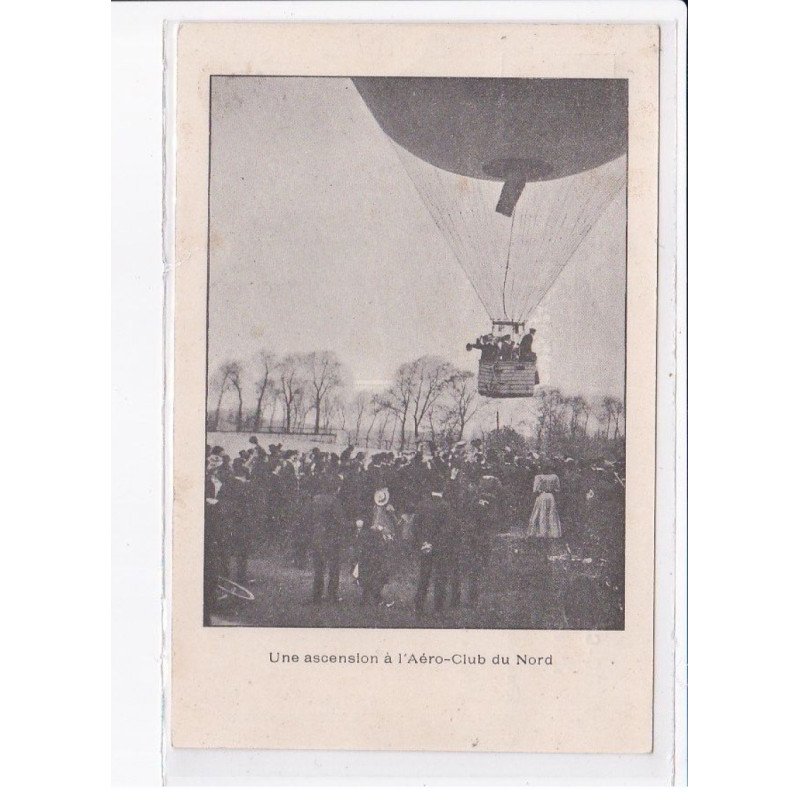 ROUBAIX: ballon rond, une ascension à l'aéro-club du nord - très bon état