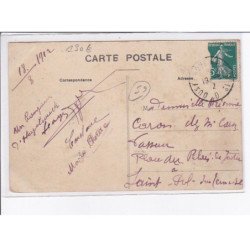 HAZEBROUCK: le gayant, départ du ballon monté par M.A. Tiberghien, aéronaute à douai - très bon état