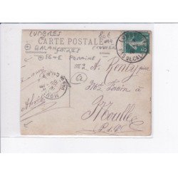 LUMBRES ? Environs : balançoires, fête foraine a localiser - état (coupée)