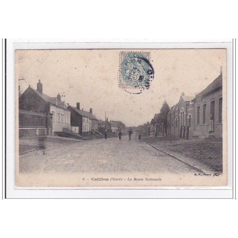 CATILLON : la route nationale - etat