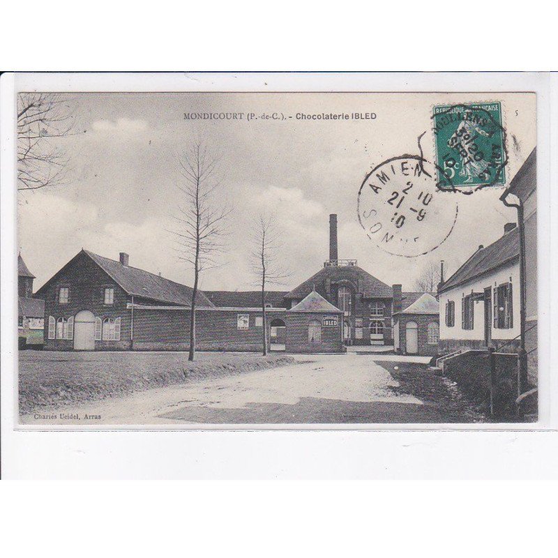 MONDICOURT: chocolaterie ibled - très bon état