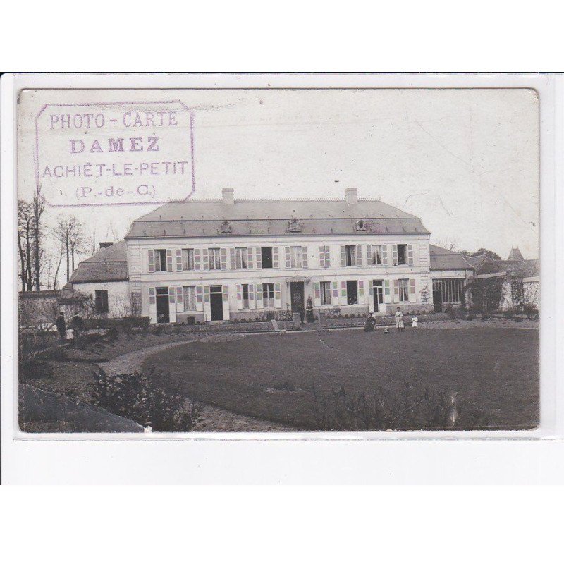 GOMIECOURT: photo-carte damez achiet-le-petit - état