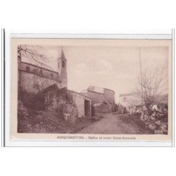 JONQUERETTES : eglise et route saint-saturnin - tres bon etat