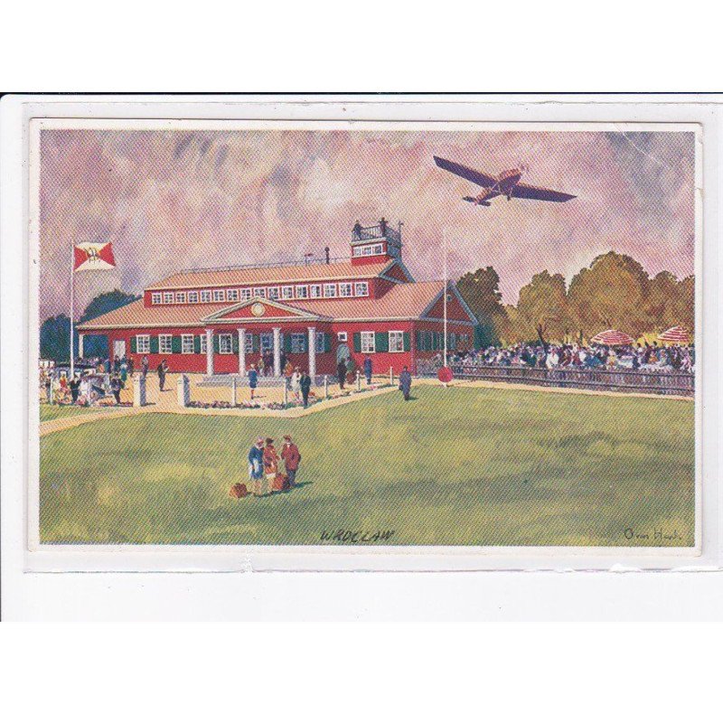 POLOGNE: flughafen das schöne breslau, aviation - état