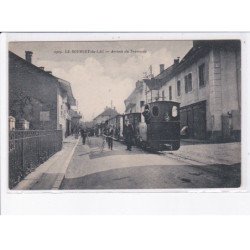 LE BOURGET-du-LAC: arrivée du tramway, train - très bon état