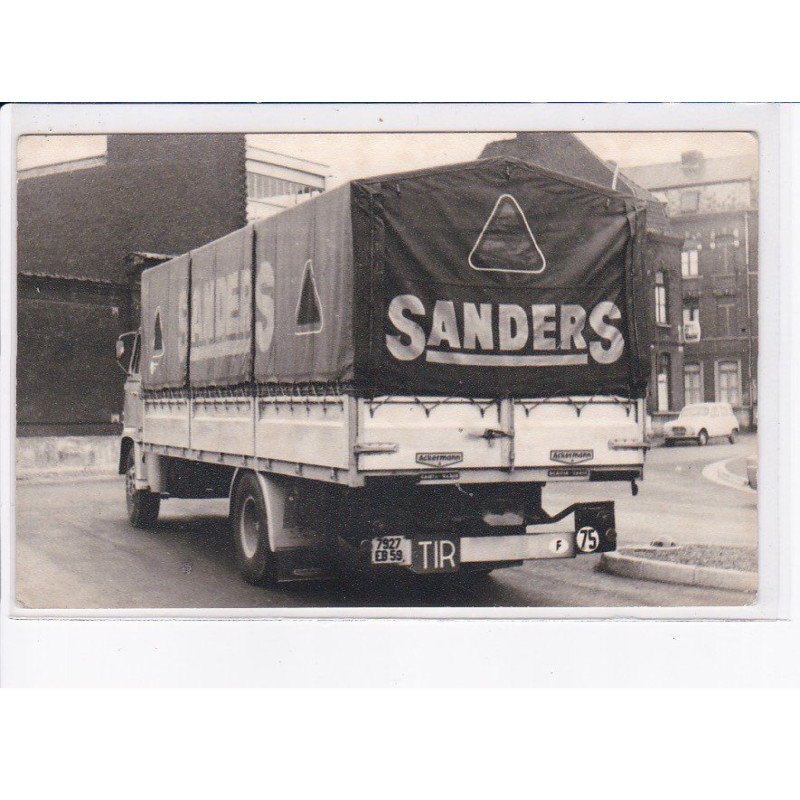 LEERS: camion sanders, photo format CPA - très bon état