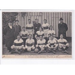LILLE: équipe première de foot-ball association du lycée faidherbe, football - état