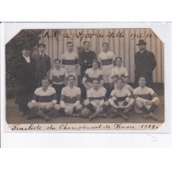 LILLE: finaliste du championnat de france 1914, football association lycée faidherbe 1912-1913 - état