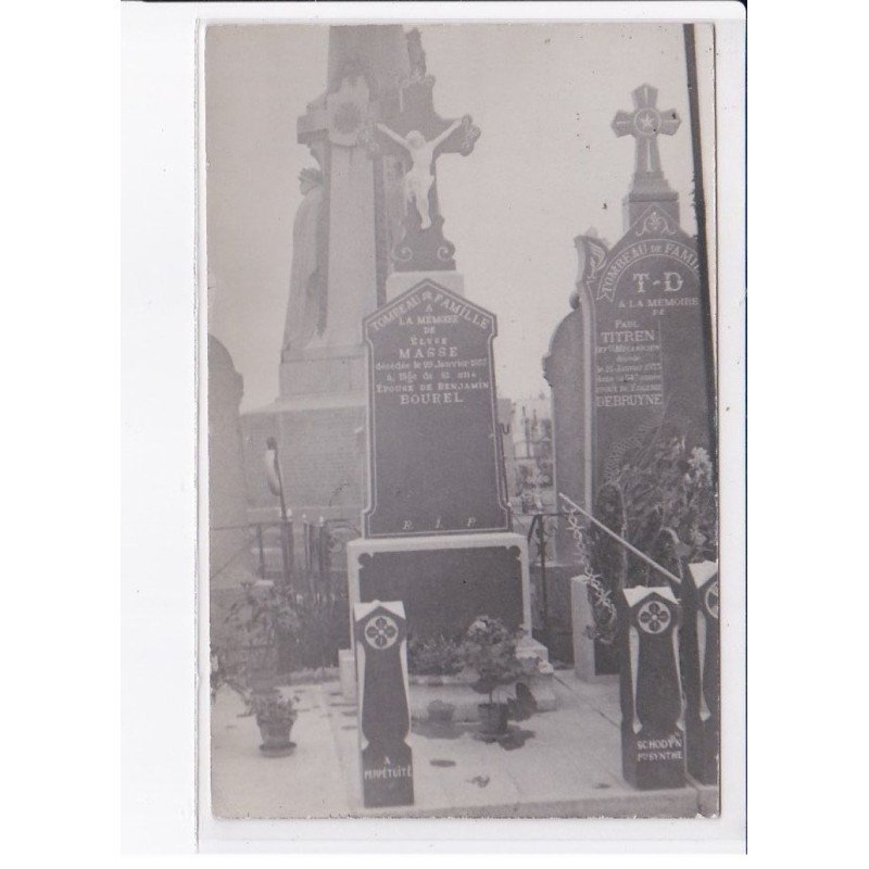 DUNKERQUE: tombe cimetière, Bourel - très bon état