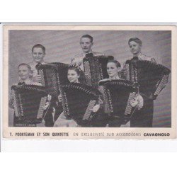 LILLE: poorteman et son quintette en exclusivité sur accordéons cavagnolo - très bon état
