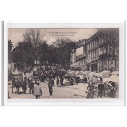 FONTENAY-le-COMTE : la place du marché - tres bon etat