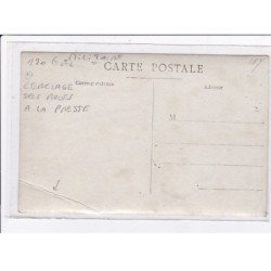 MILITAIRE : cerclage des roues à la presse - état