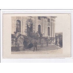 OLETTA (Corse) : carte photo de militaires devant une maison (guerre 14-18 - WW1) - très bon état