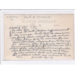 OLETTA (Corse) : carte photo de militaires devant une maison (guerre 14-18 - WW1) - très bon état