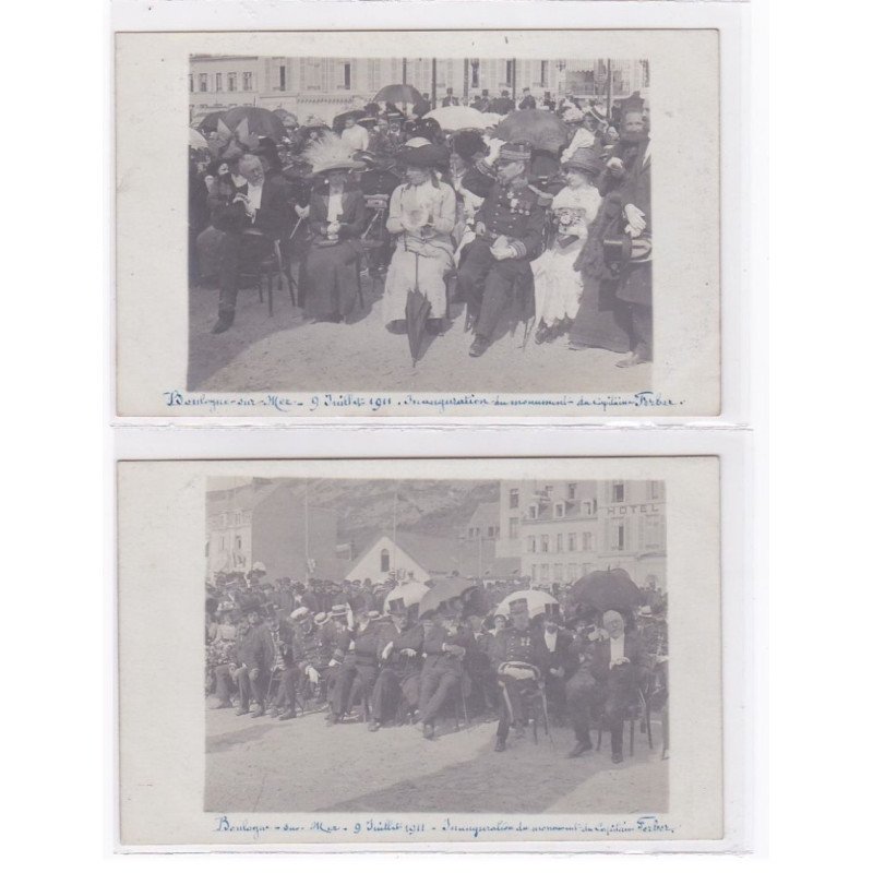 BOULOGNE-sur-SEINE: 3CPA, inauguration du monument du capitaine Ferbar - très bon état
