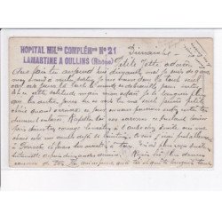 CACHET: hôpital milre complémentaire n°21, lamabtine à oullins rhône - très bon état