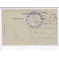 CACHET: les parrains de reuilly, 22e section de C.O.A., côte d'azur, le veguemestre - très bon état