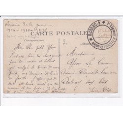 CACHET: régiment d'artillerie coloniale, 4e groupe - très bon état