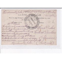 CACHET: 72e infanterie centre d'instruction d'huelgoat franchise postale - très bon état