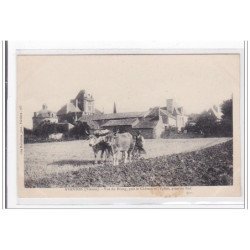 AVANTON : vue du bourg, pres le chateau et l'eglise, prise au sud - etat