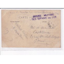 CACHET: service militaire des chemins de fer - très bon état